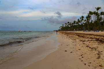 Morning at Bavaro Beach in the Dominican Republic