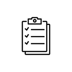 clipboard icon vector