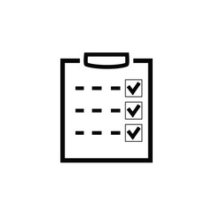 clipboard icon vector