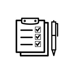 clipboard icon vector