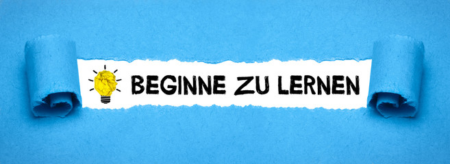 Beginne zu lernen