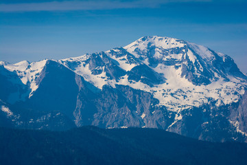 Fototapeta na wymiar Berge in den Alpen von Österreich 