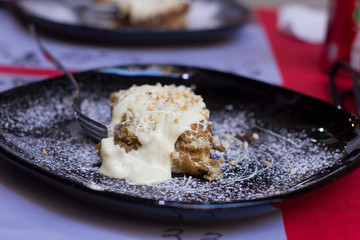 Tasty food from Naples, Tiramisu, Traditional Pastry