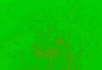 Obraz premium Green wall with scratches. Texture background.