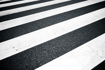 Zebra crossing view
