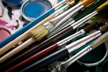 Watercolorist tools view