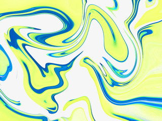 Yellow, blue and white marble texture design