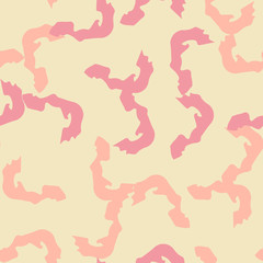 Desert camouflage of various shades of yellow, red and orange colors