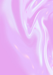 Fluid pink abstract background, twisted liquid design