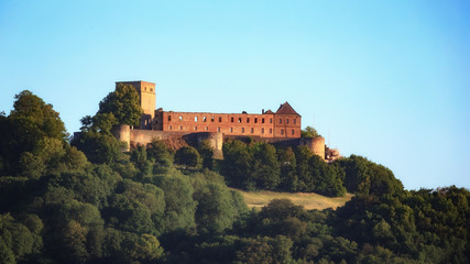 Fototapeta na wymiar Giechburg Castle Ruin in Franken, Germany in Europe