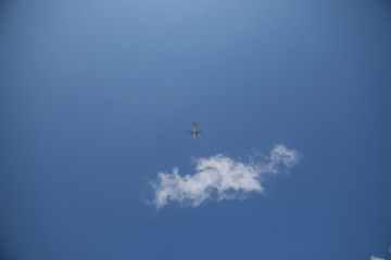 Naklejka na ściany i meble Big plane in the sky.