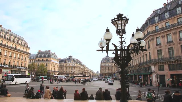 Opera Square&nbsp;cityscape, Paris, France
