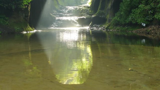 View of Nomizo Falls, Kimitsu, Chiba Prefecture, Japan