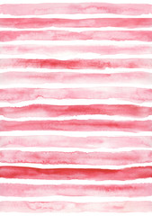 Pink seamless striped pattern. Hand drawn grunge stripes.