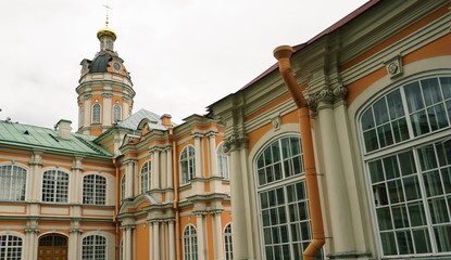 Architectural decor of the Alexander Nevsky Lavra
