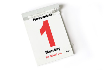 1. November 2021 All Saints' Day