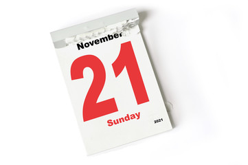 21. November 2021