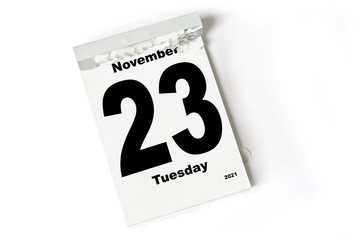 23. November 2021