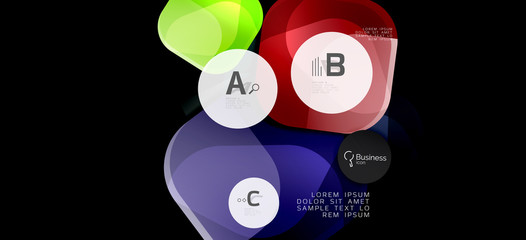 Info graphics circles background. Success icon symbol. Vector info graphic design. Creative vector element. Decoration element