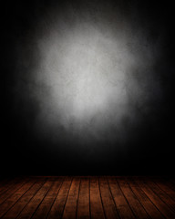 dark empty interior room. may used as background.