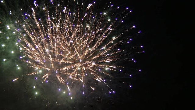 View of fireworks,  Sumida, Tokyo, Japan