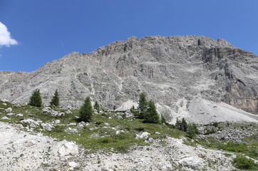 Fototapeta na wymiar summer mountain landscape dolomites italy