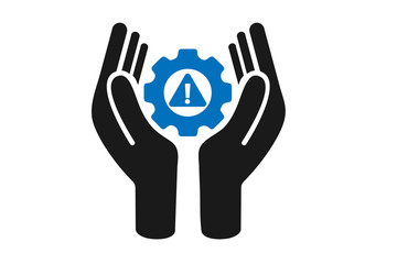 Obraz premium Risk management control icon vector