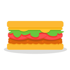 Fresh sandwich with cheese