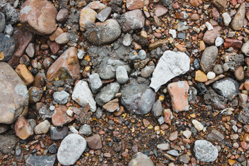 stone nature wet dirt earth asphalt road texture pebble monolith granite flint rock boulder cobblestone abstraction background