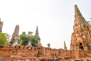Ancient historic city at Ayodhya provine from Thailand.