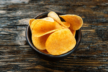 Crispy potato chips