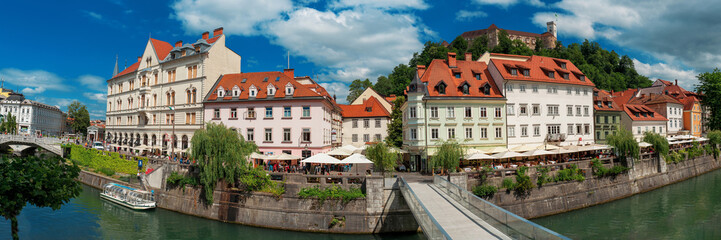  historic center of Ljubljana, Slovenia