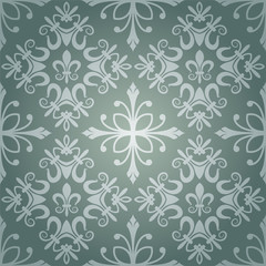 Damask wallpaper pattern