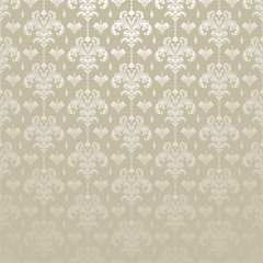 silver damask background