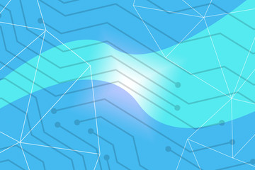 Obraz premium abstract, blue, wave, design, wallpaper, light, illustration, curve, graphic, lines, pattern, texture, digital, line, backgrounds, art, waves, motion, swirl, backdrop, gradient, technology, smooth