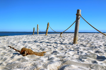 Slowinski National Park is situated on the Baltic Sea coast, near Leba, Poland. Desert landscape...
