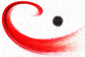 vibrant wall dynamic abstract art