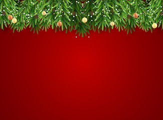 Abstract Holiday New Year and Merry Christmas Background. Vector Illustration
