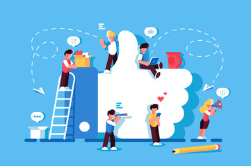 Like symbol. Social Media.