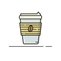 Paper cup coffee to go