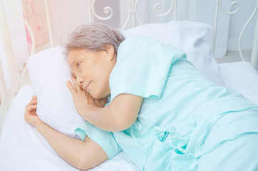 Obraz na płótnie Canvas Healthy elderly concept.