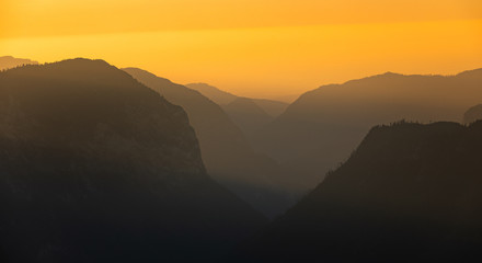 Sonnenuntergang am Watzmann, Berchtesgaden, Leuchten, Licht, Spektakulär, Beeindruckend
