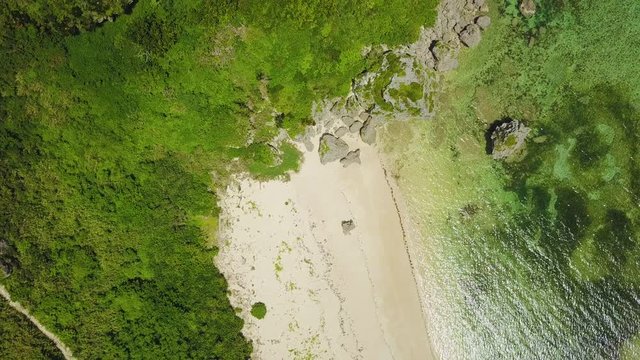 Beach and seashore, Kafu Banta, Miyagi Island, Japan