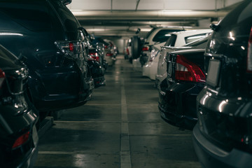 dark undergrond parking