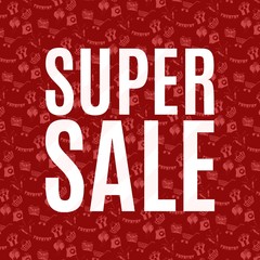 square poster for a super sale