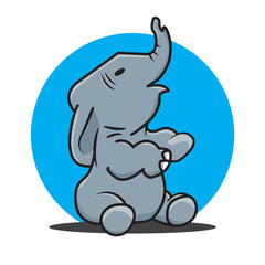 Cute Elephant Vector Collection 