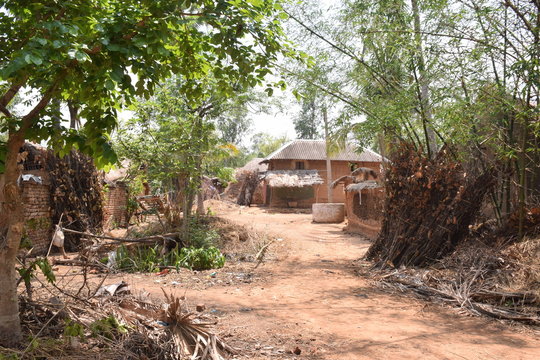 indian village house