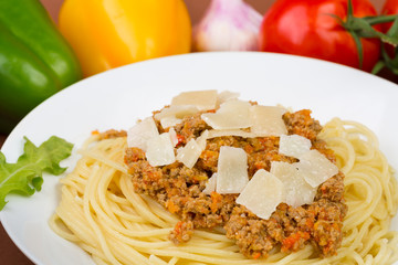 Tasty pasta a la Bologna