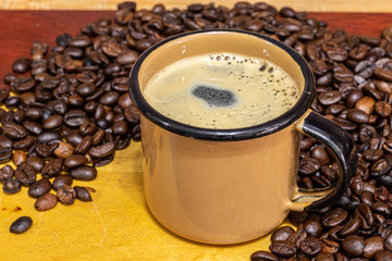 Café expresso café coado