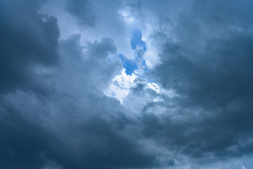 Obraz premium Regenwolken